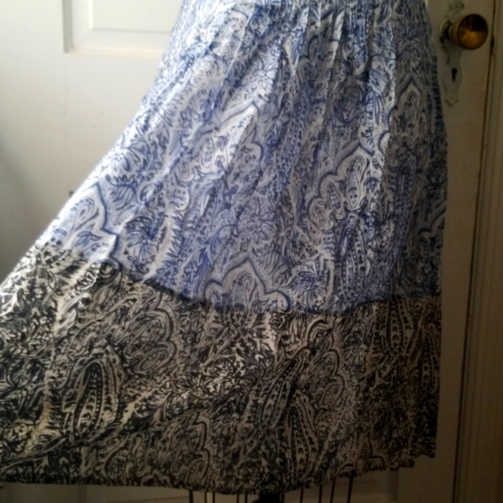 Maxazria Collection Cotton/Silk Sexy Beach Vacation Chic light chambray dress - Picture 4 of 8